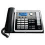 RCA 2-Line Corded Speakerphone With Caller ID/Call Waiting, Black/Silver