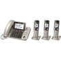 Panasonic; DECT 6.0 Expandable Cordless Phone With Digital Answering Machine, KX-TGF353N