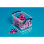 Really Useful Box; Plastic Storage Box, 0.3 Liter, 4 3/4 inch; x 3 1/4 inch; x 2 1/2 inch;, Blue