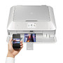Canon PIXMA&trade; Wireless Inkjet All-In-One Printer, Copier, Scanner And Photo, MG7720, White