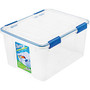 Ziploc; Weathertight Storage Box, 44 Qt, 19 7/10 inch; x 15 3/4 inch; x 11 inch;, Clear