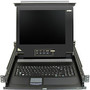 Aten Slideaway 17 inch; Single-Rail LCD Console