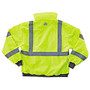 Ergodyne GloWear 8380 Polyester Bomber Jackets, 3X, Lime, Pack Of 48