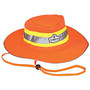 Ergodyne GloWear Hi-Vis Polyester Ranger Hats, Large/X-Large, Orange, Box Of 12