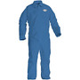 Kimberly-Clark A20 Particle Protection Coveralls - 2-Xtra Large Size - Flying Particle, Contaminant, Dust Protection - Blue - 24 / Carton