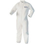Kimberly-Clark A40 Protection Coveralls - 3-Xtra Large Size - Liquid, Flying Particle Protection - White - 25 / Carton
