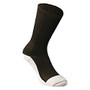 Sockwise Euros Rx&trade; Diabetic Crew Socks, Large, Black/White