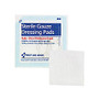 First Aid Gauze Pads, 2 inch; x 2 inch;, 5/Pack