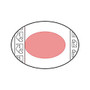 Shapes&trade; By PolyMem; Dressings, Oval, 5 inch; x 3 1/2 inch;, Pad Size 3 inch; x 2 inch;