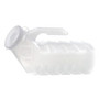 Medline Supreme Urinals, Male, Mini, 32 Oz, Clear, Case Of 12