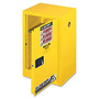R3; Safety 1-Door Flammable Liquids Cabinet, 23 1/4 inch; x 35 inch; x 23 1/4 inch;, Yellow