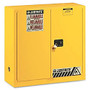 R3; Safety 2-Door Flammable Liquids Cabinet, 44 inch; x 43 inch; x 18 inch;, Yellow