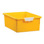 Storsystem Standard Width Double-Depth Tote Tray, 21.2 Qt, 16 3/4 inch; x 12 1/3 inch; x 6 inch;, Primary Yellow
