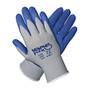 Memphis Flex Seamless Nylon Knit Gloves, Extra Large, Blue/Gray, 1 Pair