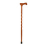 Brazos Walking Sticks&trade; Twisted Walnut Mesquite Wood Walking Cane, 40 inch;, Natural