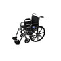 Medline Excel K3 Basic Lightweight Wheelchair, Swing Away, 18 inch; Seat, Gray