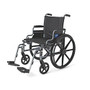 Medline K4 Extra-Wide Lightweight Wheelchair, Swing Away, 20 inch; Seat, Gray