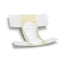 FitRight Basic Disposable Briefs, X-Large, White/Yellow, Bag Of 25 Briefs