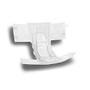 FitRight Plus Disposable Briefs, Medium, 32 - 42 inch;, White, 20 Briefs Per Bag, Case Of 4 Bags