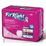 FitRight Protective Underwear, National Breast Cancer Foundation, Large, Pink, 20 Per Bag, Case Of 4 Bags
