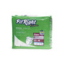 FitRight Restore Briefs, Regular, Purple, 20 Briefs Per Bag, Case Of 4 Bags