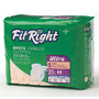 FitRight Ultra Briefs, Small, 20 - 33 inch;, Peach, 20 Briefs Per Bag, Case Of 4 Bags