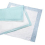 Protection Plus Polymer Disposable Underpads, 20 1/2 inch; x 36 inch;, Blue, 5 Per Bag, Case Of 10 Bags