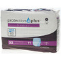 Protection Plus Super Protective Disposable Underwear, Small, 20 - 28 inch;, White, Bag Of 22