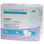 Ultra-Soft Plus Cloth-Like Liners, Super, 14 inch; x 25 1/2 inch;, Purple, 18 Liners Per Bag, Case Of 4 Bags