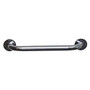 DMI; Textured Steel Bath And Shower Grab Bar, 18 inch;H x 2 inch;W x 3 inch;D, Silver