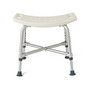Guardian Bariatric Aluminum Bath Bench Without Back, White