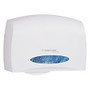Kimberly-Clark; Coreless JRT Toilet Tissue Dispenser, 9 3/4 inch;H x 14 1/4 inch;W x 6 inch;D, White