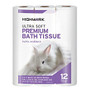 Highmark; Premium 2-Ply Bath Tissue, White, 165 Sheets Per Roll, Pack Of 12 Rolls