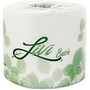 Livi Two-ply Bath Tissue - 2 Ply - 4.06 inch; x 3.66 inch; - 500 Sheets/Roll - White - Virgin Fiber - Perforated, Embossed, Eco-friendly, Soft, Individually Wrapped - For Bathroom - 96 / Carton