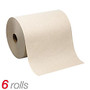 Georgia-Pacific SofPull; 100% Mechanical Recycled Brown Hardwound Roll Paper Towels, 6 Rolls Per Carton