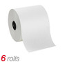 SofPull; Hardwound Paper Towel Rolls, 7 inch; x 1,000', White, Case Of 6