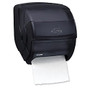 San Jamar; Integra Lever Towel Dispenser, 13 1/2 inch; x 11 1/2 inch; x 11 1/4 inch;, Black/Pearl