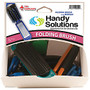 Handy Solutions Folding Hair Brush & Mirror