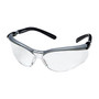 3M&trade; BX Protective Eyewear, Black/Silver Frame, Clear Lens
