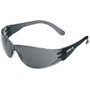 Crews Checklite Gray Lens Safety Glasses - Ultraviolet Protection - Polycarbonate Lens, Polycarbonate Frame - Gray - 1 Each