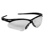 Jackson Safety V30 Nemesis Safety Eyewear - Ultraviolet Protection - Glass, Polycarbonate Lens - Clear, Black - 1 / Each