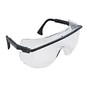 Uvex Astro OTG 3001 Wrap-around Safety Glasses, Black Frame, Clear Lens