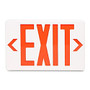 Tatco LED Exit Sign with Battery Back-Up, 8 3/4 inch; x 12 1/4 inch; x 2 1/2 inch;, White