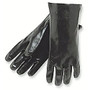 Memphis Glove Dipped PVC Gloves, Knit Wrist, One Size, Black, Box Of 12 Pairs