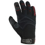 ProFlex PVC Handler Gloves - 7 Size Number - Small Size - Polyvinyl Chloride (PVC) Palm, Polyvinyl Chloride (PVC) Fingertip, Woven Cuff, Terrycloth Thumb, Spandex Knuckle, Neoprene Knuckle, Spandex Back - Black - Textured, Pull-on Tab, Elastic Cuff,