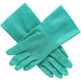R3; Safety Unlined Nitrile Gloves, Size 10, Green