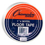 Champion Sports Heavy-Gauge Vinyl Floor Marking Tape, 1 inch; x 36 Yd., White