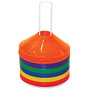 Champion Sports Saucer Field Cone Set, Assorted Colors, Pack Of 48