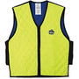 Ergodyne Chill-Its Evaporative Cooling Vest - 2-Xtra Large Size - Polymer, Nylon - Lime - 1 / Each