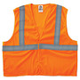 Ergodyne GloWear Class 2 Super Econo Vest, XXL/XXXL, Orange